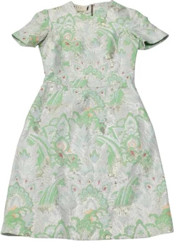 Marni Pre-owned Polyester dresses Groen Dames
