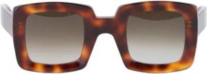Marni Pre-owned Pre-owned Acetate sunglasses Bruin Dames