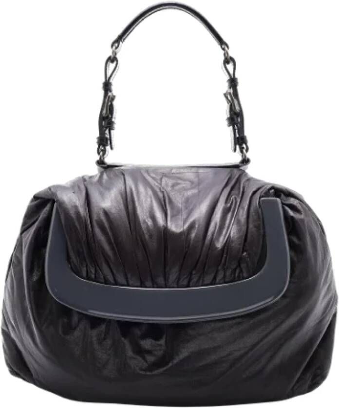 Marni Pre-owned Leather handbags Bruin Dames