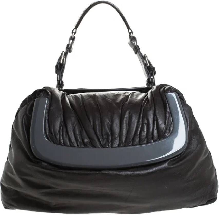 Marni Pre-owned Leather shoulder-bags Zwart Dames