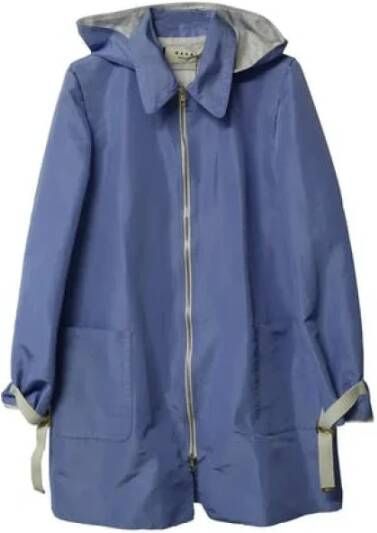 Marni Pre-owned Polyester outerwear Blauw Dames