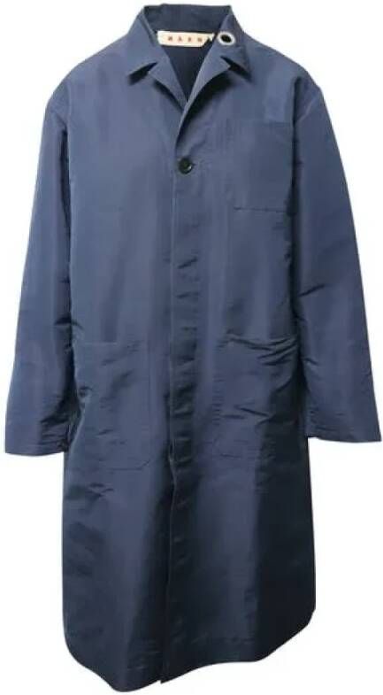 Marni Pre-owned Polyester outerwear Blauw Dames