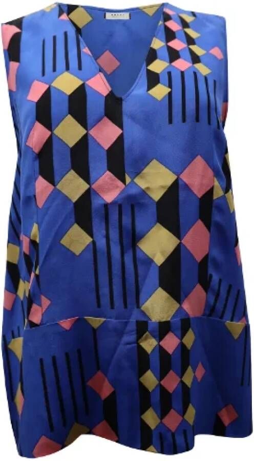 Marni Pre-owned Polyester tops Blauw Dames