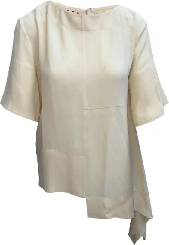 Marni Pre-owned Polyester tops White Dames