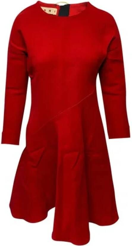 Marni Pre-owned Silk dresses Rood Dames
