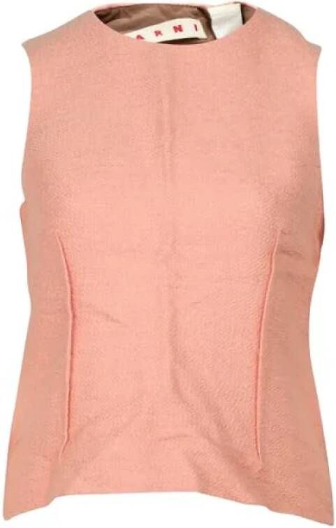 Marni Pre-owned Wool tops Roze Dames