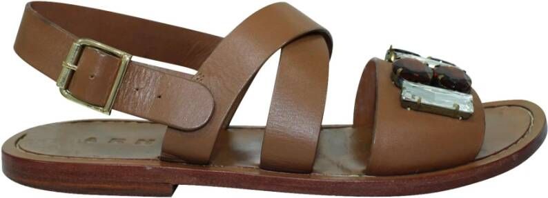 Marni Pre-owned Sandals Bruin Dames