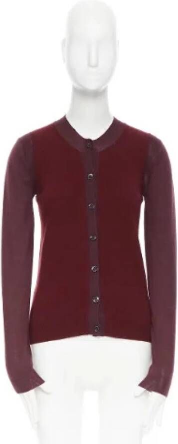 Marni Pre-owned Voldoende Cashmere Tops Rood Dames
