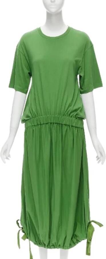 Marni Pre-owned Voldoende katoenen jurken Groen Dames