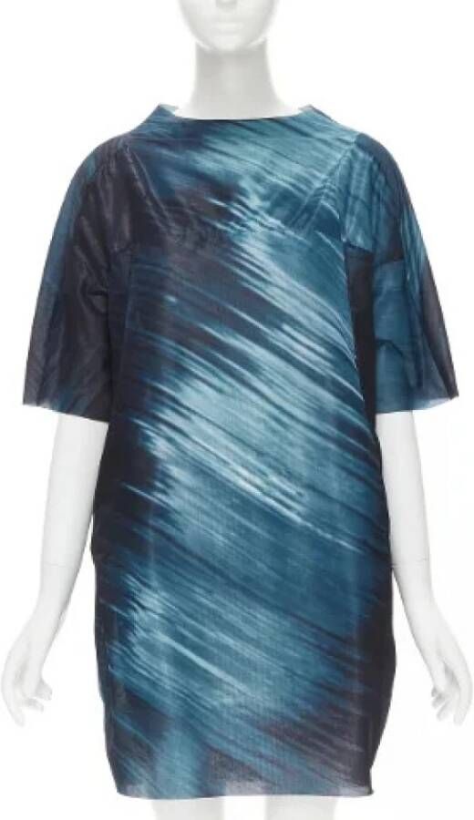 Marni Pre-owned Voldoende nylon-jurken Blauw Dames