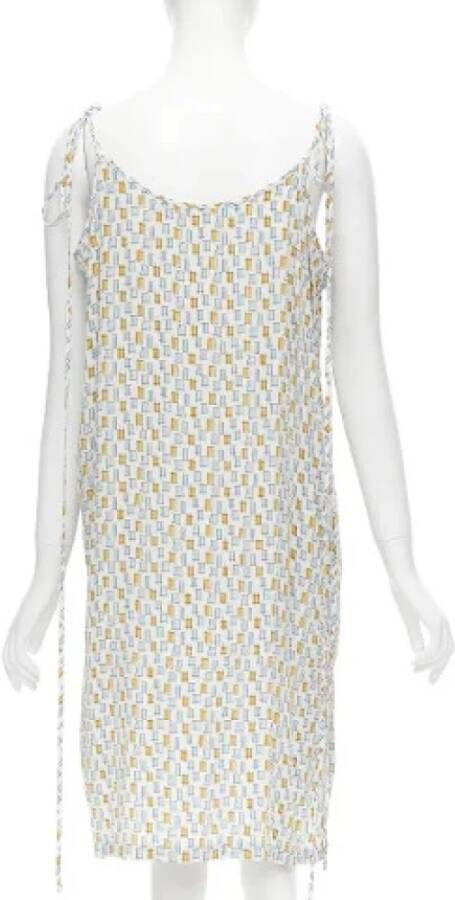 Marni Pre-owned Voldoende zijden jurken Yellow Dames