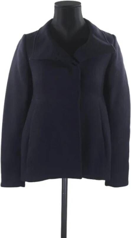 Marni Pre-owned Wool outerwear Blauw Dames