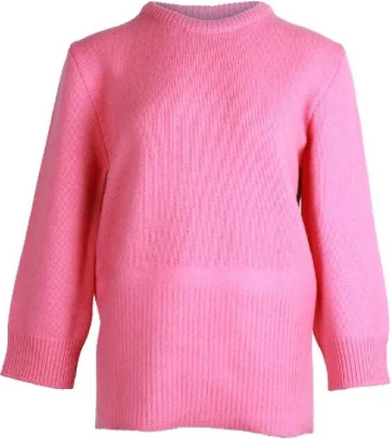 Marni Pre-owned Wool outerwear Roze Dames