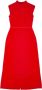 Marni Rode Midi Dagjurk met Knoopdetail Rood Dames - Thumbnail 1