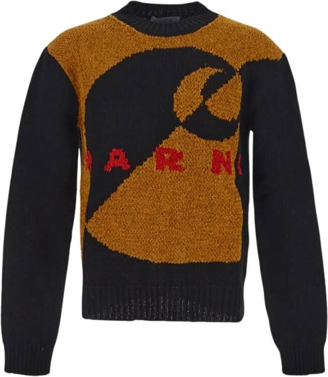 Marni Ronde hals gekweek Zwart Dames
