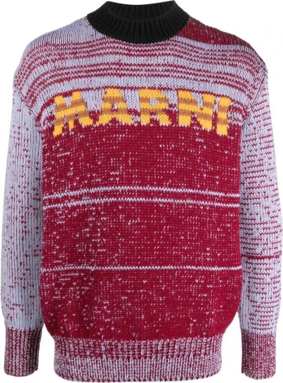 Marni Round-neck Knitwear Meerkleurig Heren