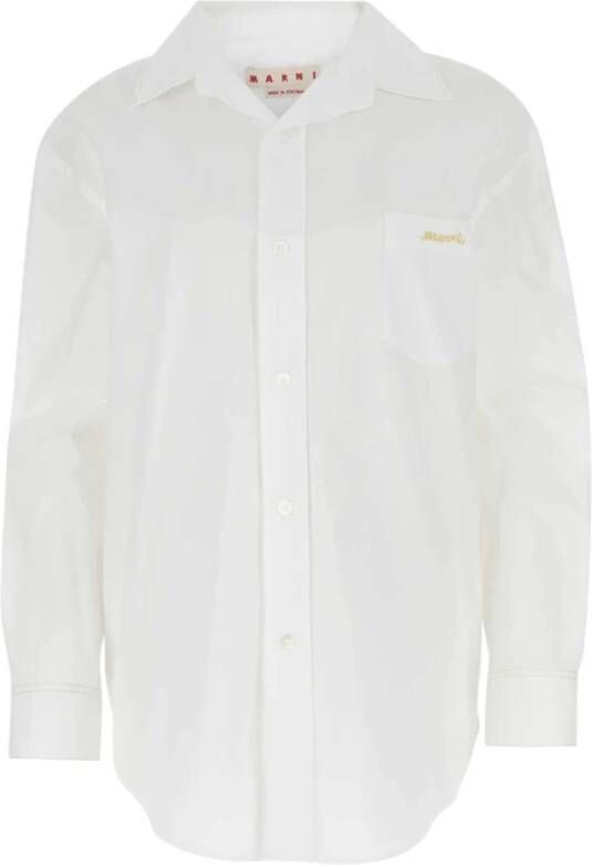 Marni Stijlvol en Comfortabel Shirt voor Vrouwen Wit Dames