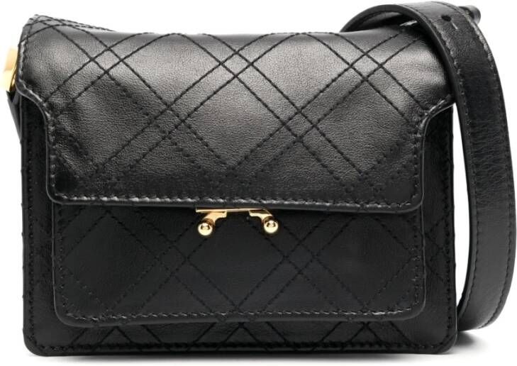 Marni Stijlvolle Cross Body Tas Zwart Dames