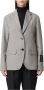 Marni Blazer met inkeping revers Grijs Dames - Thumbnail 3