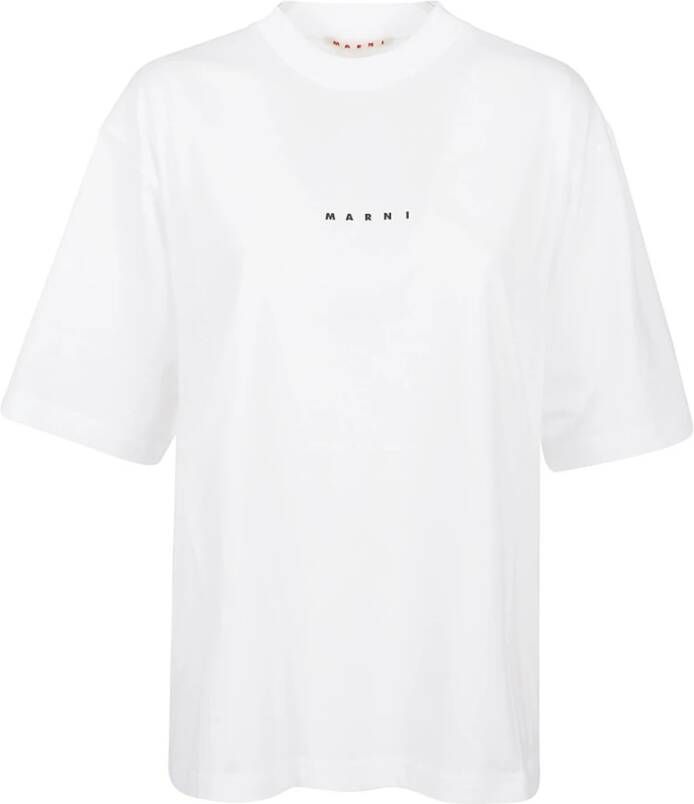 Marni Stijlvolle Lily White T-Shirt White Dames