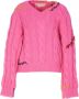 Marni Gebreide kleding met V-hals Roze Dames - Thumbnail 4