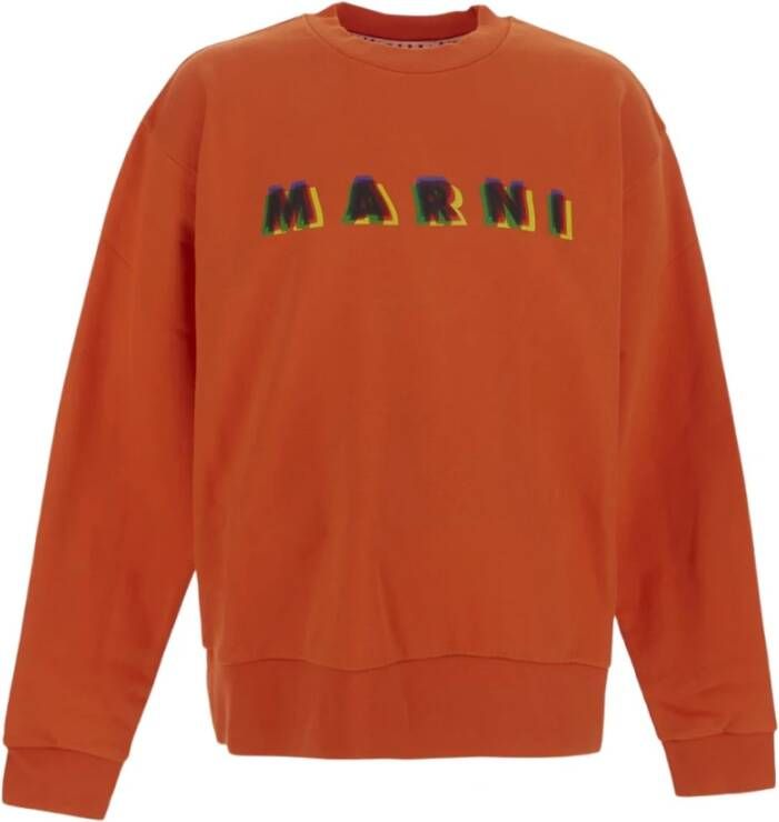 Marni Sweatshirt Oranje Heren