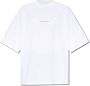 Marni Comfortabele Witte Katoenen Oversize T-Shirt White Dames - Thumbnail 2