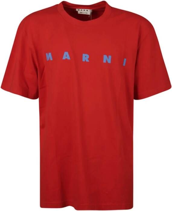 Marni T-shirt Rood Heren
