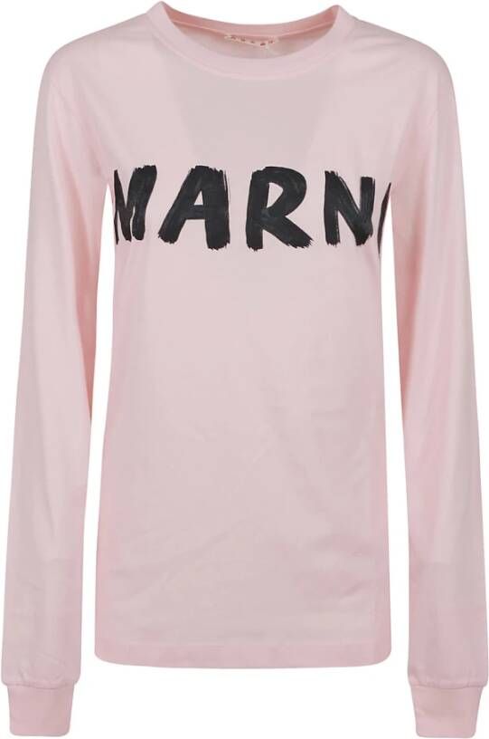 Marni Comfortabele en stijlvolle T-shirt voor vrouwen Roze Dames