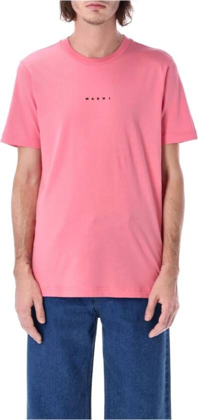 Marni T-shirt Roze Heren