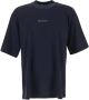 Marni Comfortabel Katoenen Gebreid T-Shirt voor Heren Blauw Heren - Thumbnail 1
