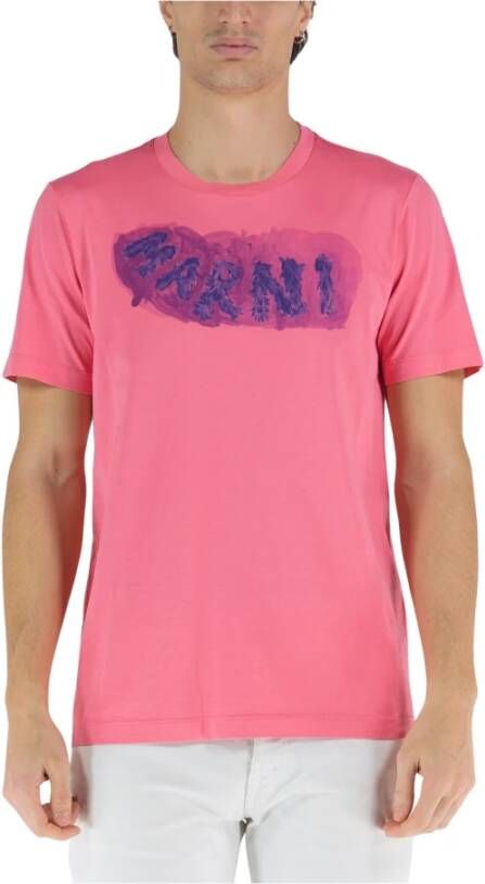 Marni T-Shirts Roze Heren
