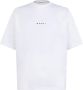 Marni Logo T-shirt Dagelijkse Comfort Tijdloze Elegantie White Heren - Thumbnail 1