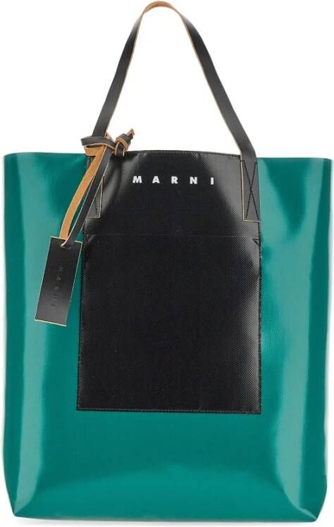 Marni Tribeca boodschappentas Groen Heren