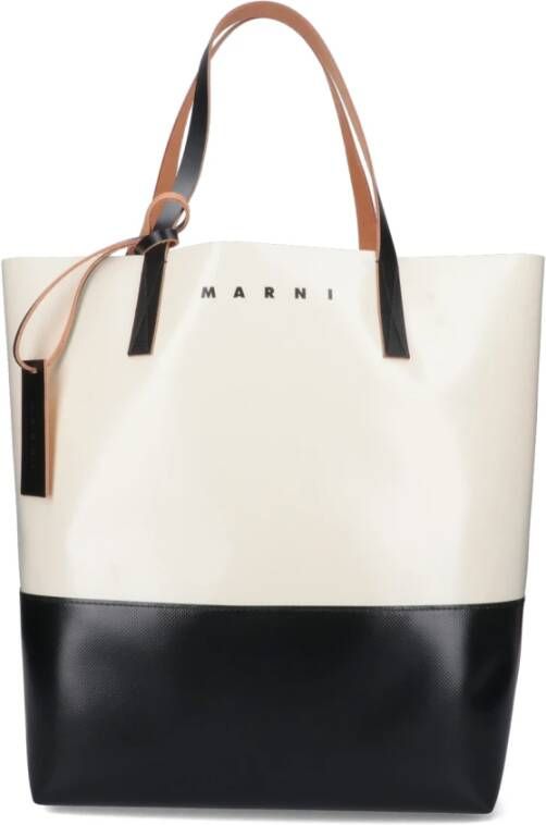 Marni Tribeca Shopping Bag Wit Dames