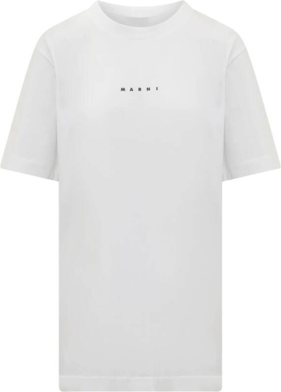 Marni Upgrade je casual garderobe met dit heren T-shirt White Heren