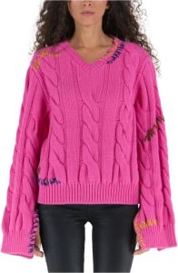 Marni V-neck Knitwear Roze Dames