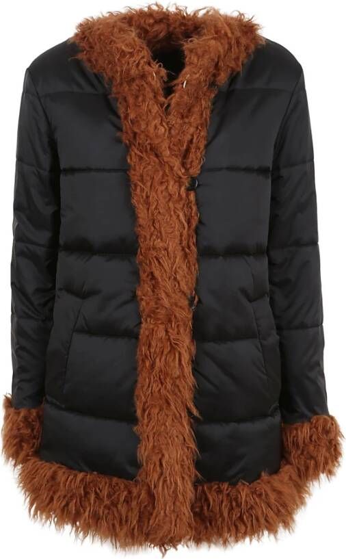 Marni Faux Fur Shearling Jackets Zwart Dames