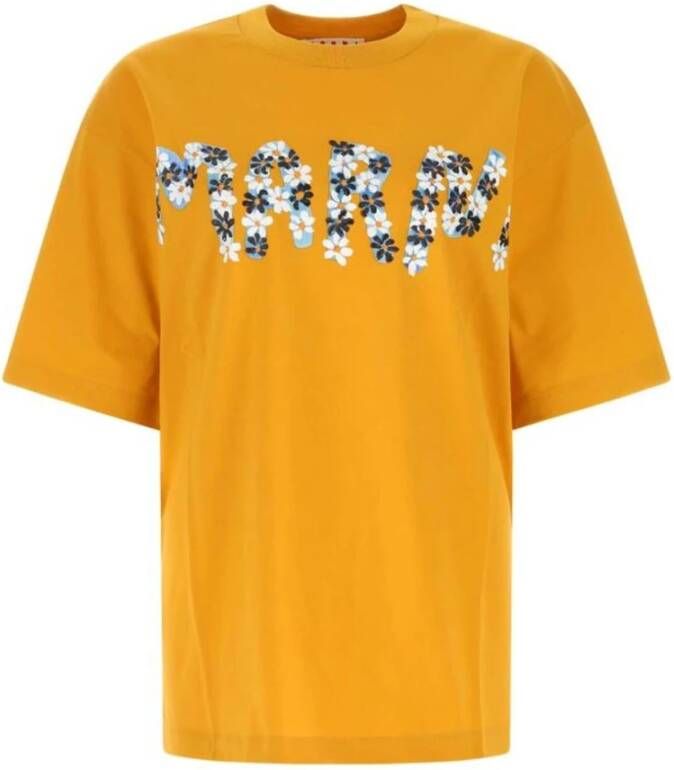 Marni Women's; T-Shirt Oranje Dames