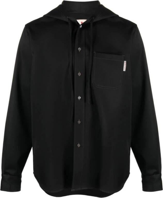 Marni Zwarte hoodies Zwart Heren