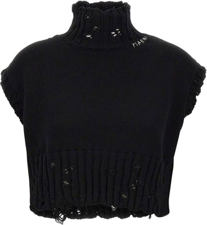 Marni Zwarte Sweaters voor Heren Zwart Dames