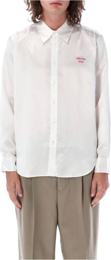Martine Rose Shirts White Heren