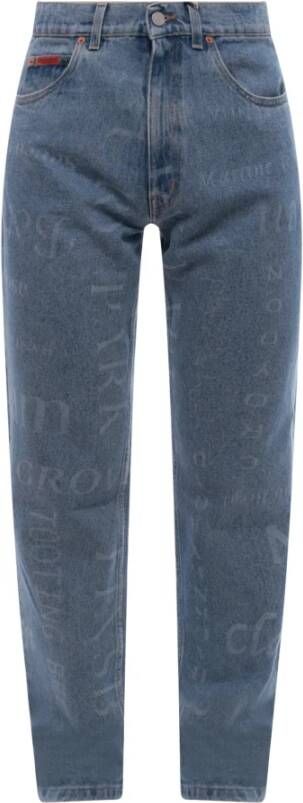 Martine Rose Slim-fit Jeans Blauw Heren