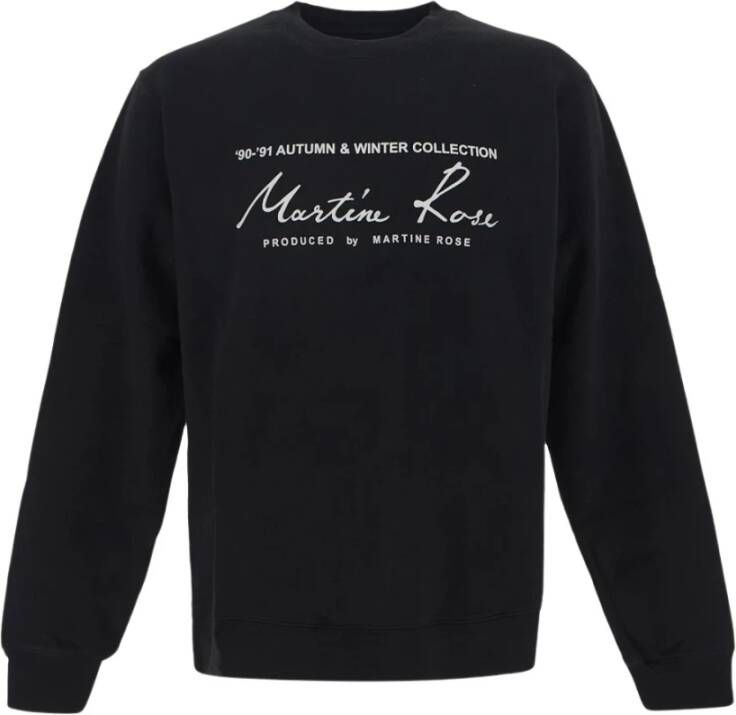 Martine Rose Sweatshirt Zwart Heren