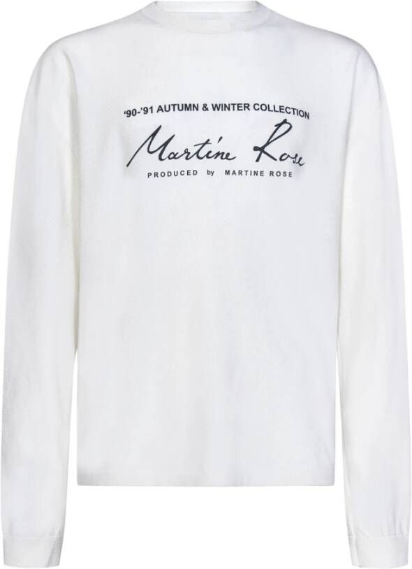 Martine Rose Sweatshirts White Heren