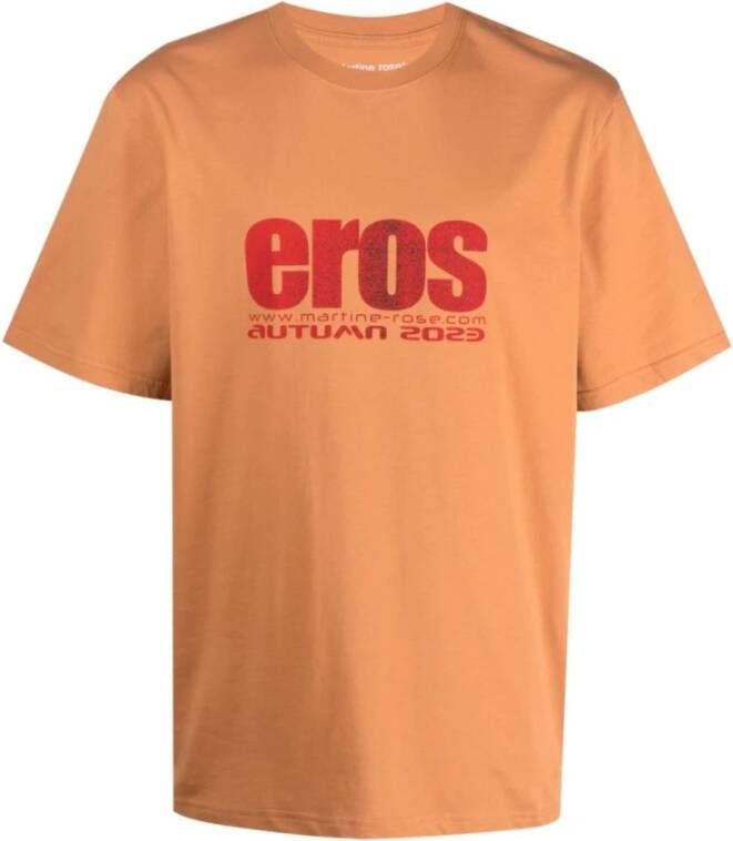 Martine Rose T-Shirts Oranje Heren