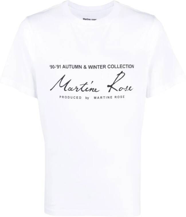 Martine Rose T-Shirts Wit Heren