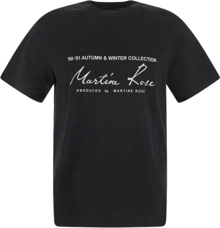 Martine Rose T-Shirts Zwart Heren