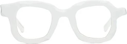 Masahiromaruyama Witte Optische Frames Mm 0068 No.2(Vista) White Dames