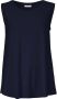 Masai Navy Mouwloze A-Lijn Jersey Top Blue Dames - Thumbnail 1